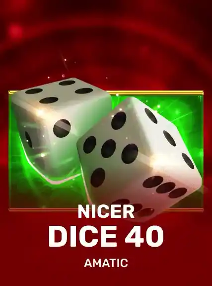 Nicer Dice 40 game tile