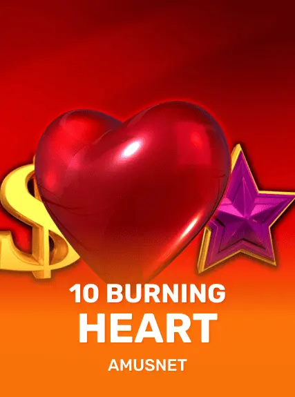 10 Burning Heart game tile
